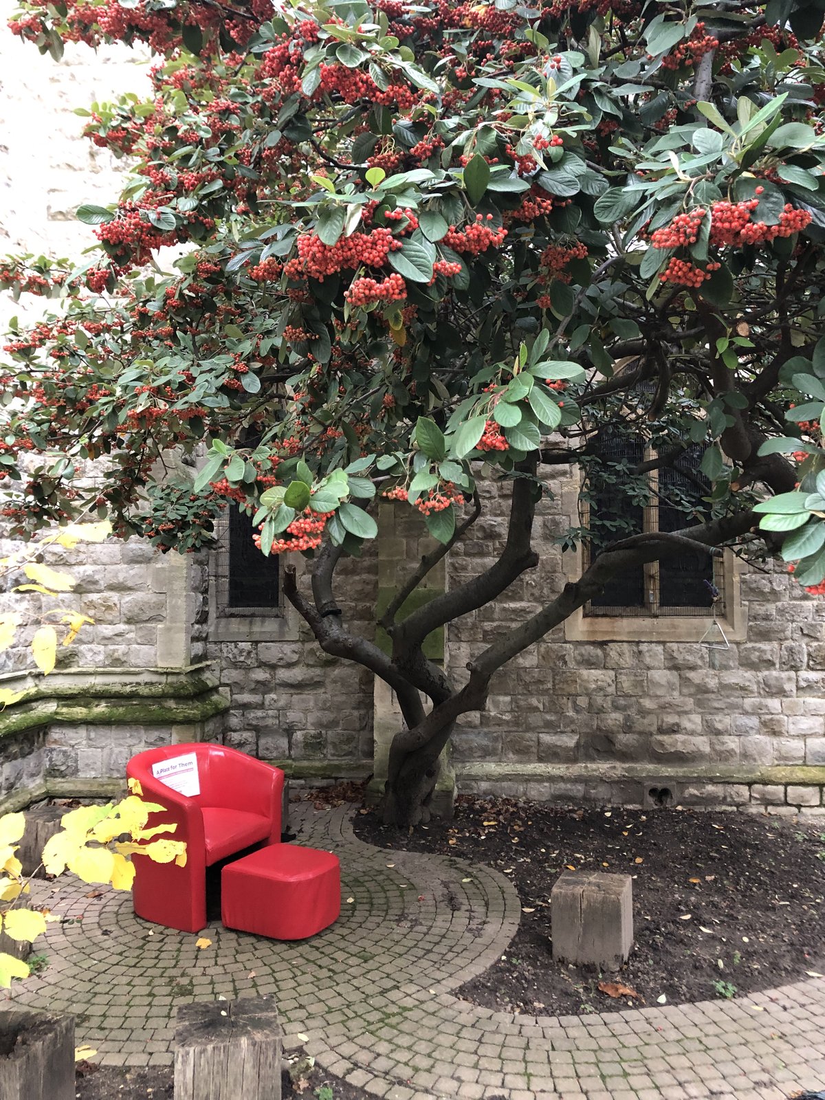 Hope Church Hounslow Red Chair