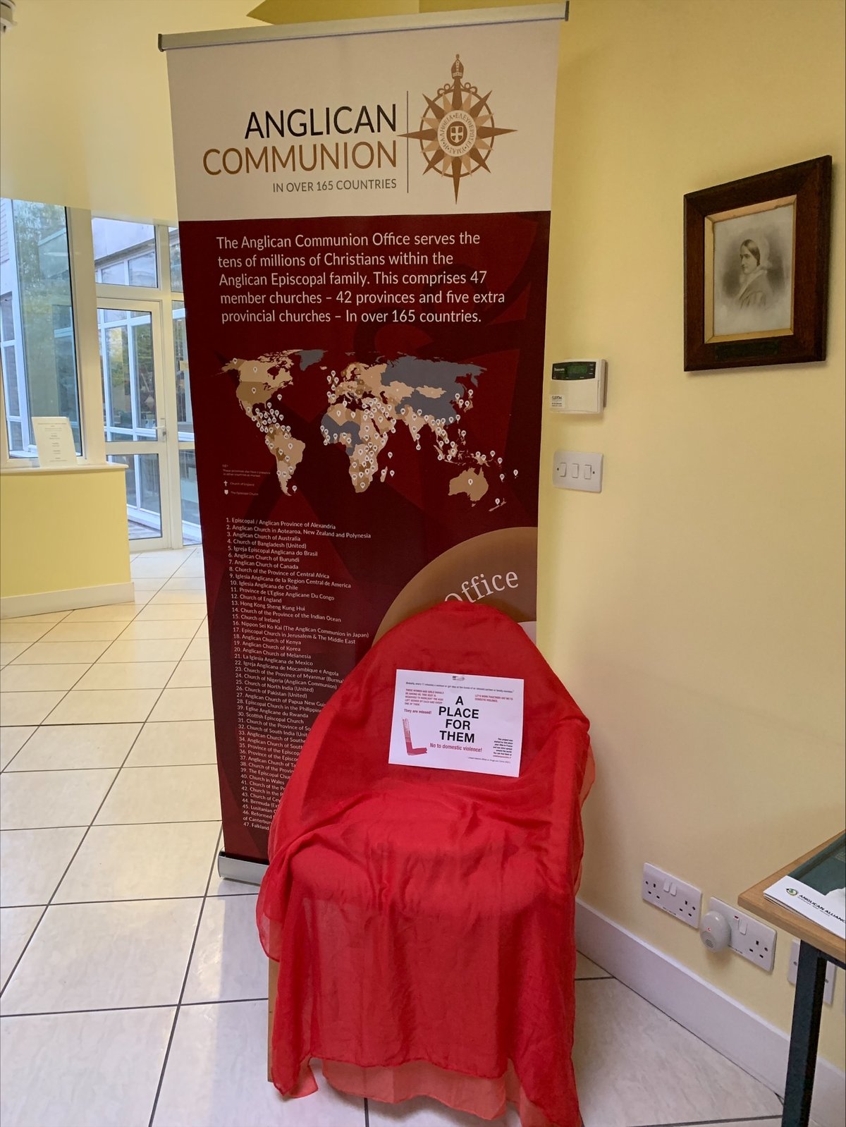 Red Chair - anglican communion